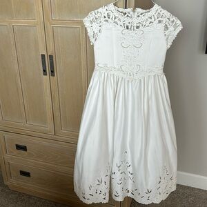 Beautiful girls size 10 1/2 cinderella dress.  Beaded and intricate detail